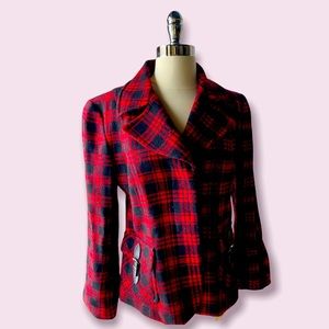 Women’s plaid Talbots blazer size 8